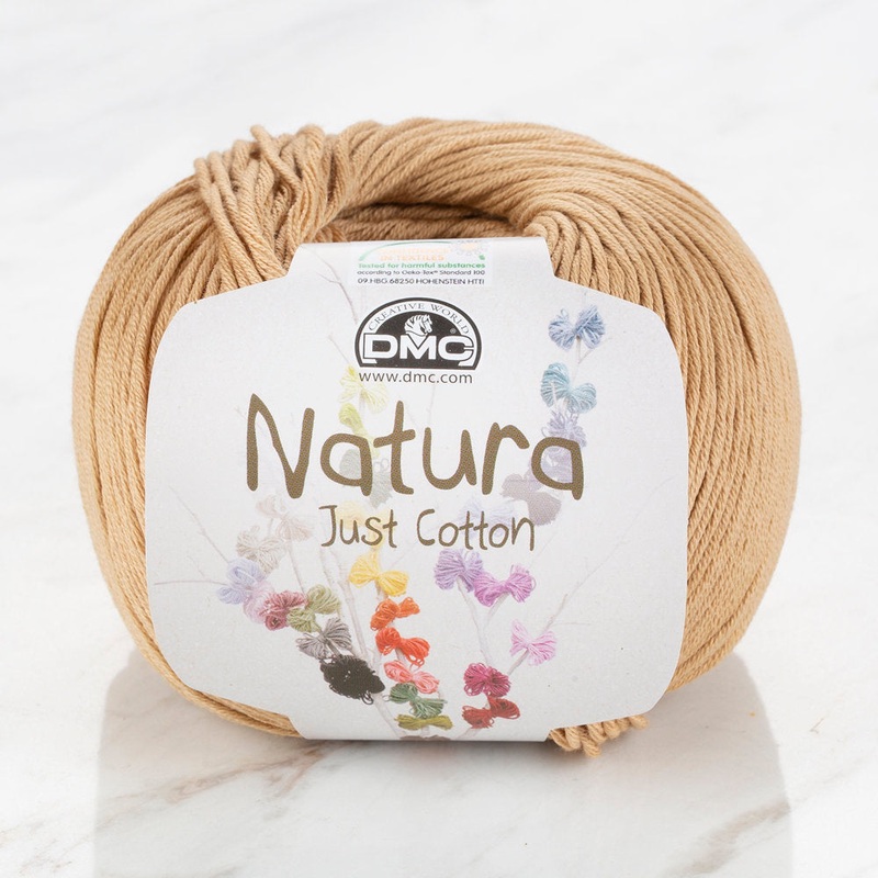 DMC Natura Just Cotton Knitting Yarn, Brown – N37