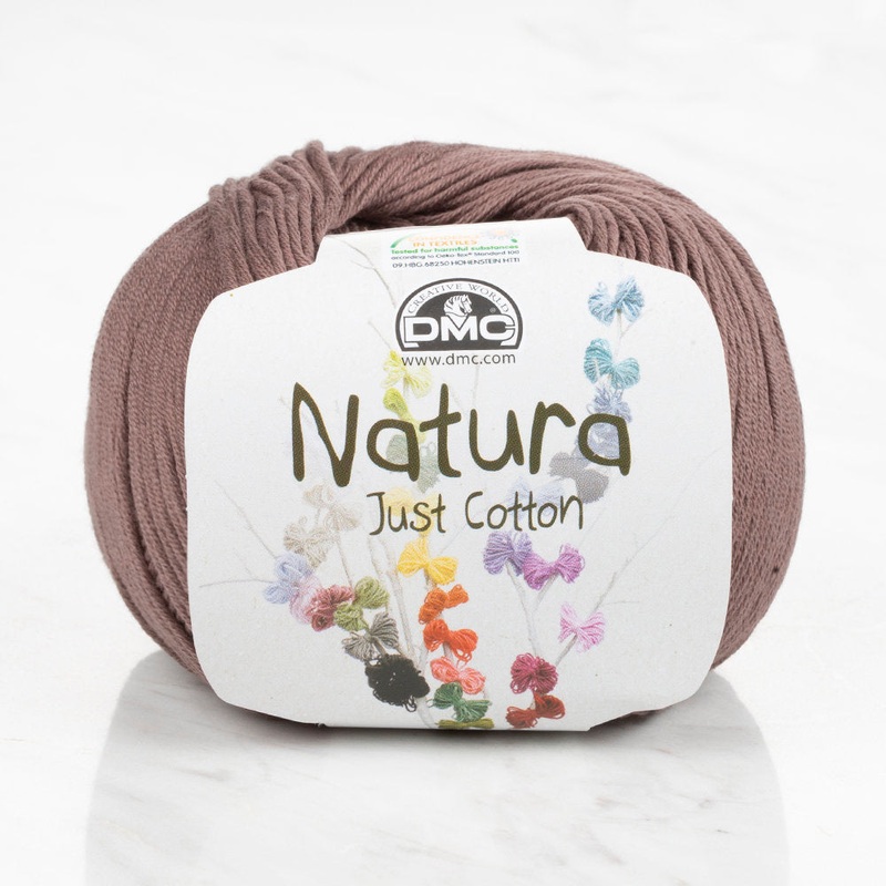 DMC Natura Just Cotton Knitting Yarn, Brown – N39
