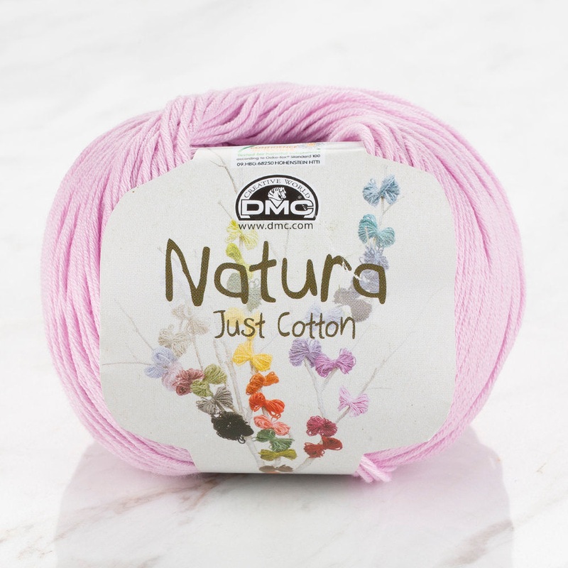 DMC Natura Just Cotton Knitting Yarn, Lilac – N32