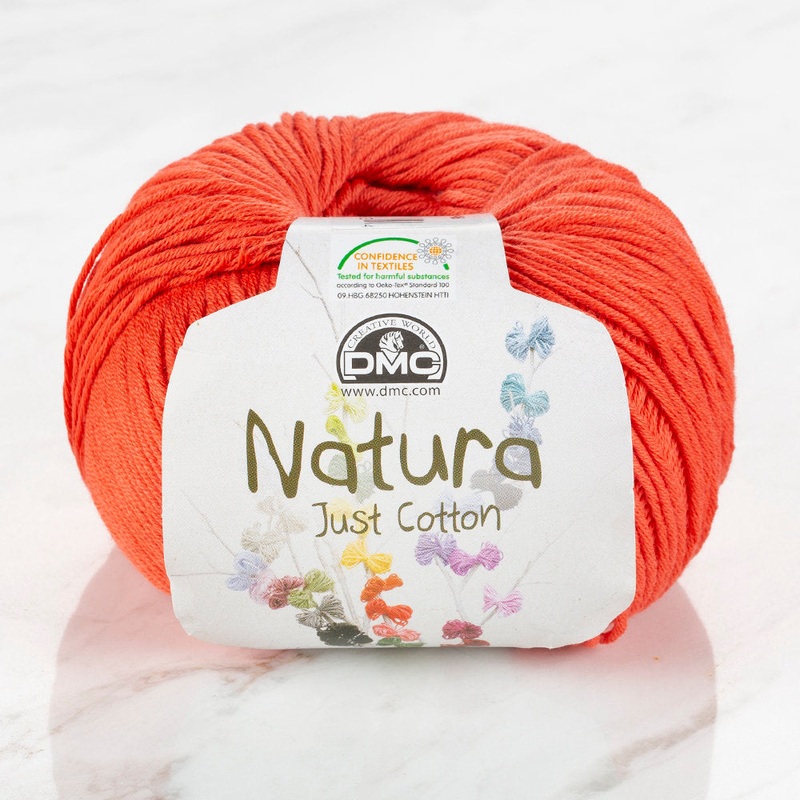 DMC Natura Just Cotton Knitting Yarn, Pink – N18