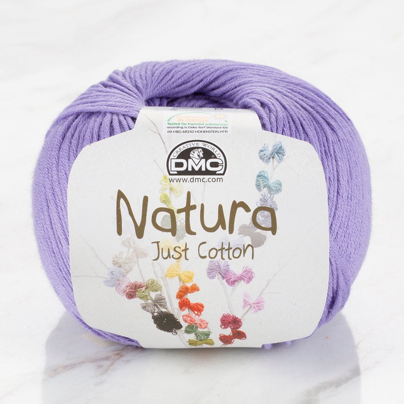 DMC Natura Just Cotton Knitting Yarn, Purple – N30