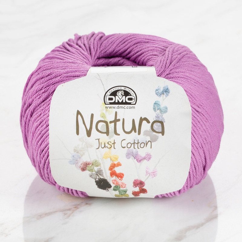 DMC Natura Just Cotton Knitting Yarn, Purple – N31