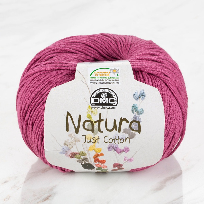 DMC Natura Just Cotton Knitting Yarn, Purple – N33