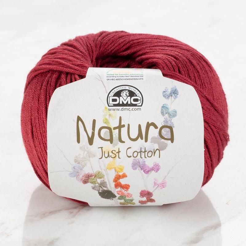 DMC Natura Just Cotton Knitting Yarn, Red – N34