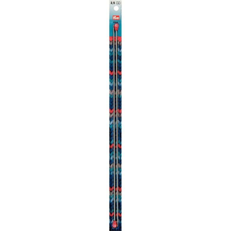 PRYM 2.5 mm 40 cm Aluminium Knitting Needles –  191473