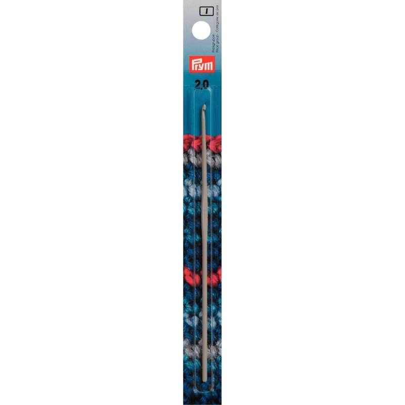 PRYM 2 mm 14 cm Aluminium Crochet Hook For Wool – 195135