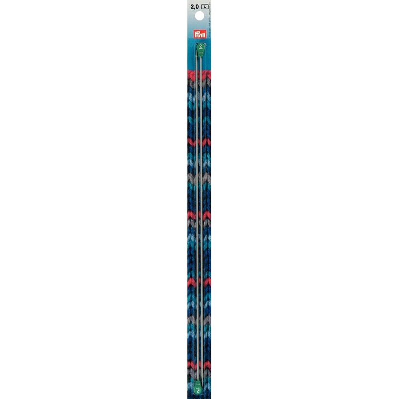 PRYM 2 mm 35 cm Aluminium Knitting Needles  -191461