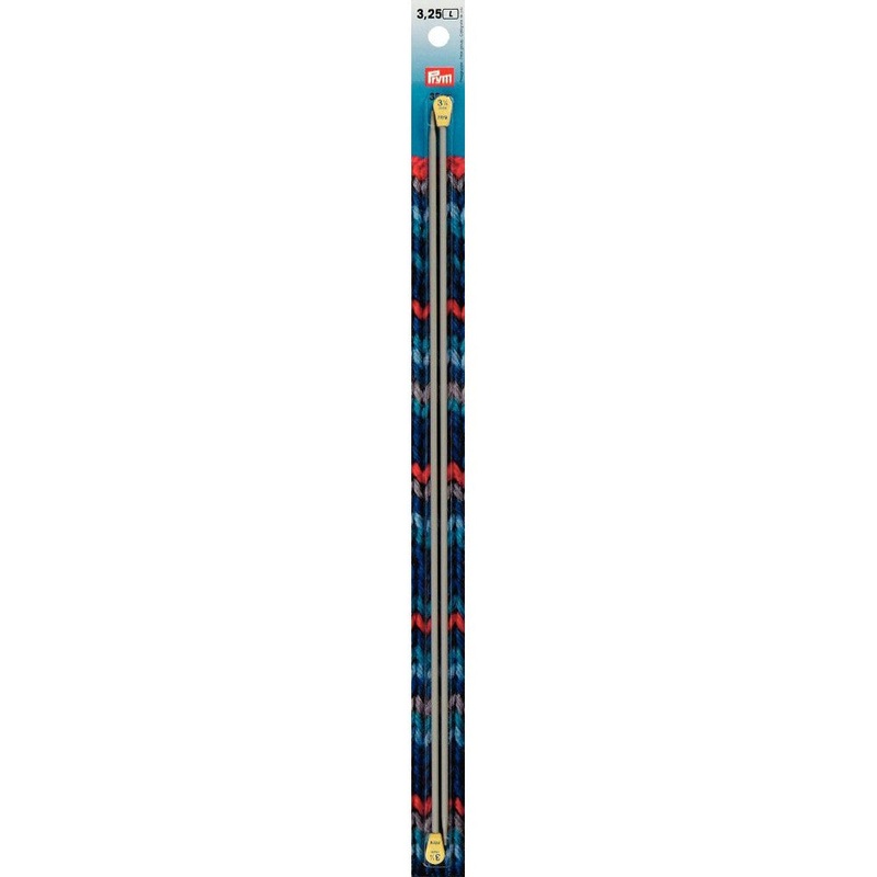 PRYM 3.25 mm 35 cm Aluminium Knitting Needles – 191459