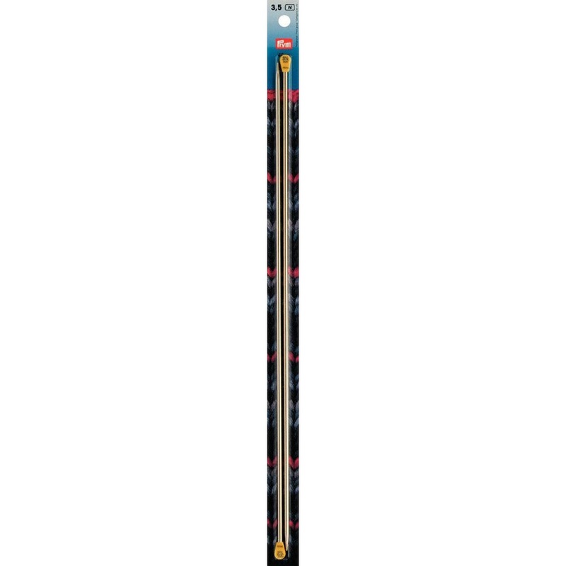 PRYM 3.5 mm 40 cm Aluminium Knitting Needles with Knob –  191609