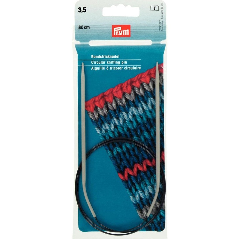 PRYM 3.5 mm 80 cm Aluminium Circular Knitting Needle – 211249