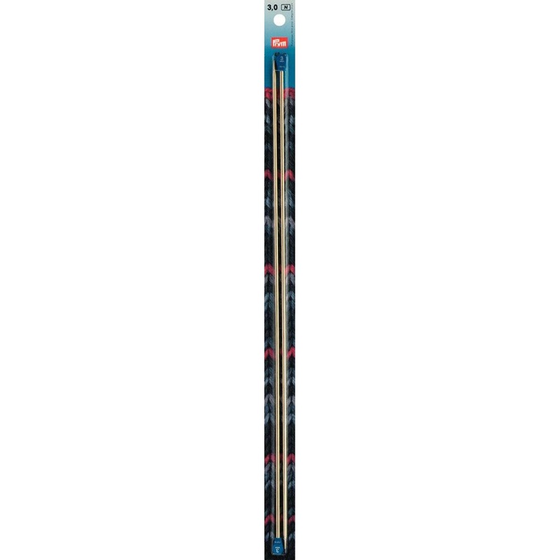 PRYM 3 mm 40 cm Aluminium with knob Knitting Needles – 171307
