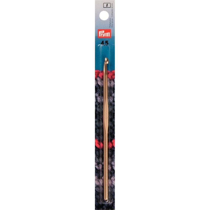PRYM 4.5 mm 14 cm Metal Crochet Hook for Wool –  195186