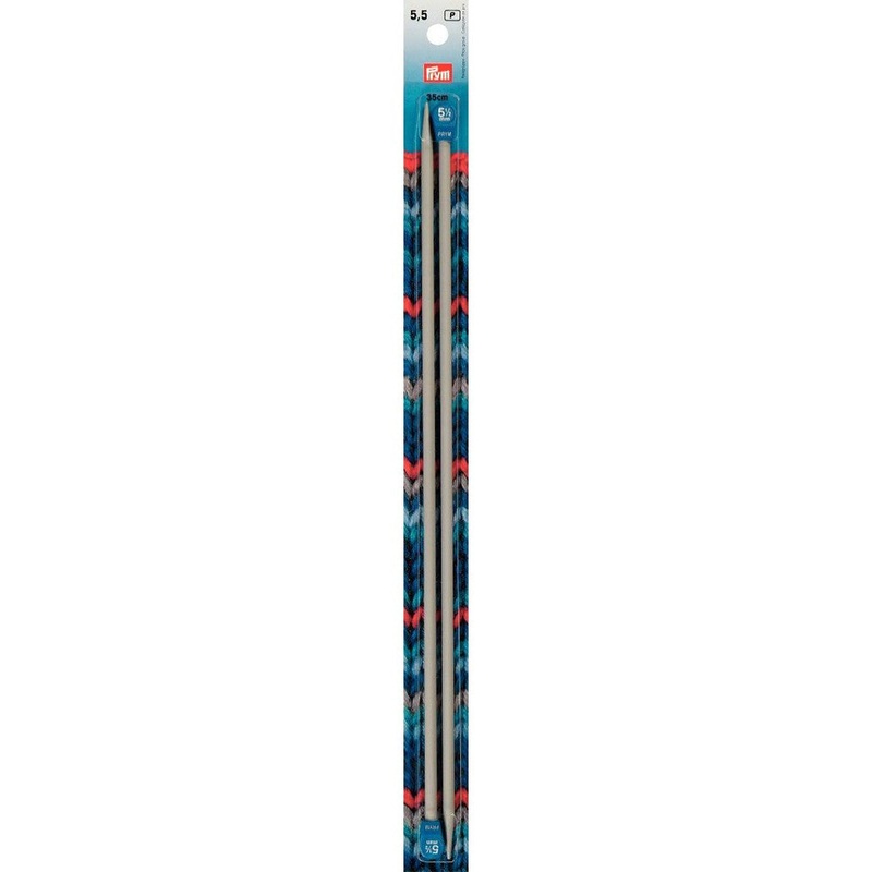 PRYM 5.5 mm 35 cm Aluminium Knitting Needles –  191468