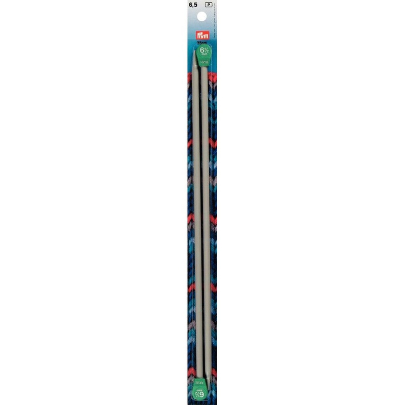 PRYM 6.5 mm 35 cm Aluminium Knitting Needles –  191471