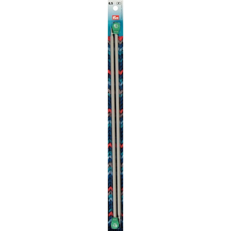 PRYM 6.5 mm 40 cm Aluminium Knitting Needles –  191482