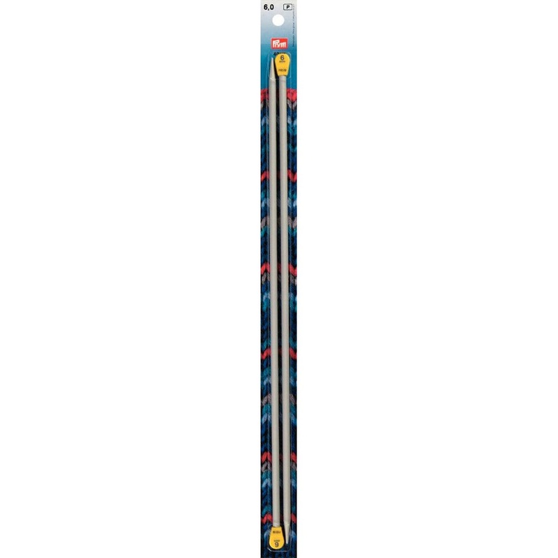 PRYM 6 mm 40 cm Aluminium Knitting Needles –  191480