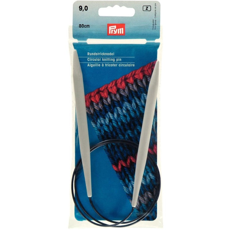 PRYM 9 mm 80 cm Aluminium Circular Knitting Needle – 211180