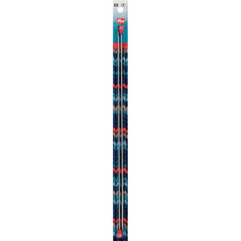 PRYM Quick Knit 2.5 mm 35 cm Knitting Needles with Knob –  191518