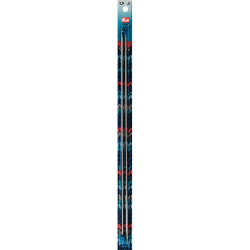 PRYM Quick Knit 3 mm 35 cm Knitting Needles with Knob –  191519
