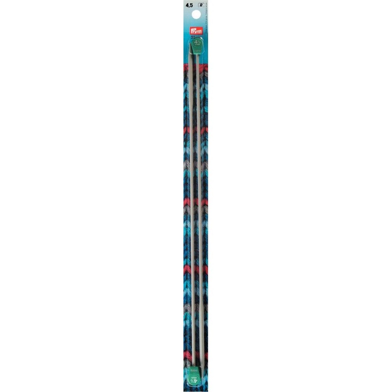 PRYM Quick Knit 4.5mm 35cm Knitting Needles with Knob – 191522