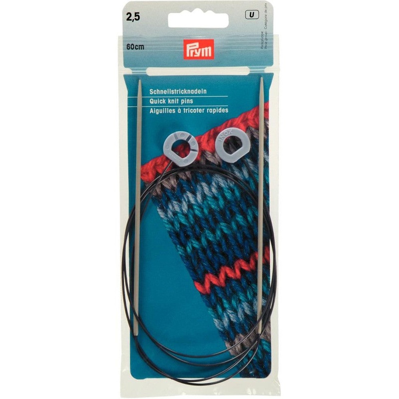 PRYM 2.5 mm 60 cm Flexible Circular Knitting Needle – 218915