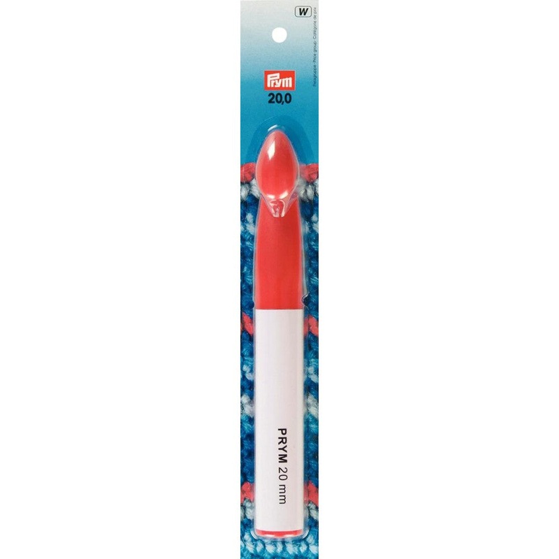 PRYM 20 mm 14 cm  Plastic Crochet Hook For Wool –  218507