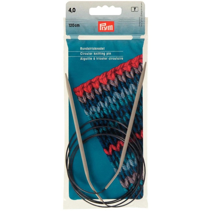 PRYM 4 mm 120 cm Aluminium Circular Knitting Needle – 211268