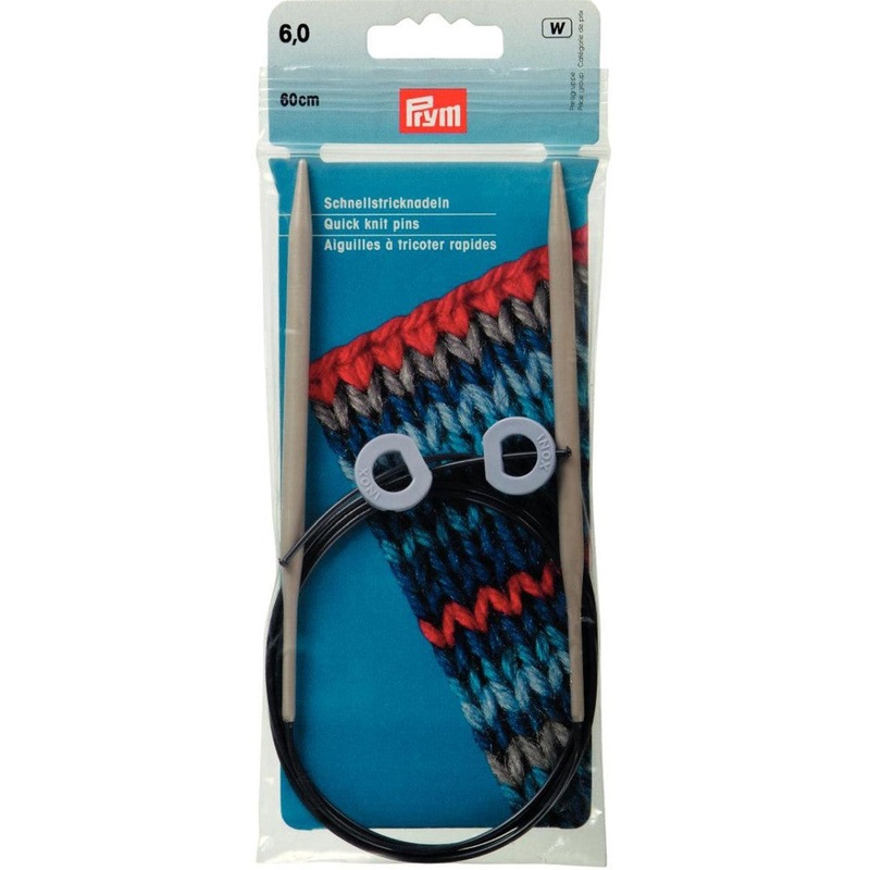 PRYM 6 mm 60 cm Flexible Circular Knitting Needle – 218921