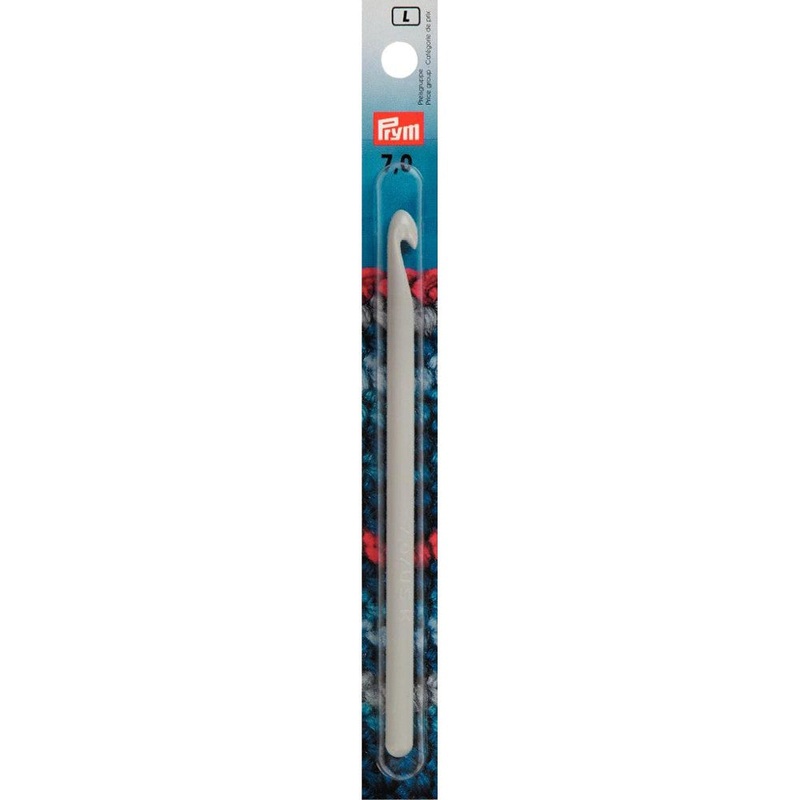 PRYM 7 mm 14 cm Plastic Crochet Hook For Wool –  218500