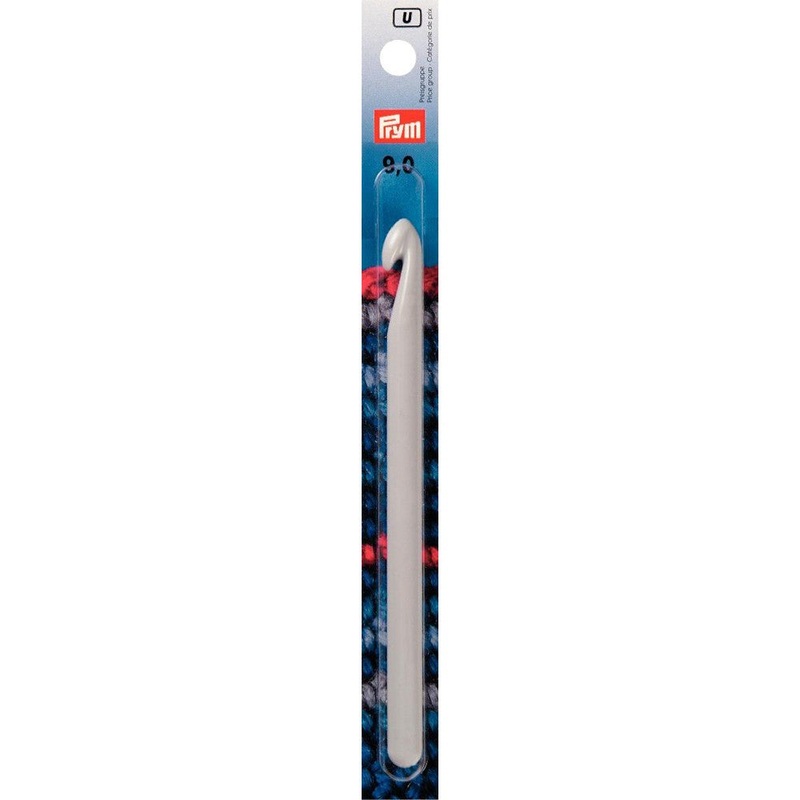 PRYM 9 mm 14 cm Plastic Crochet Hook For Wool –  218502