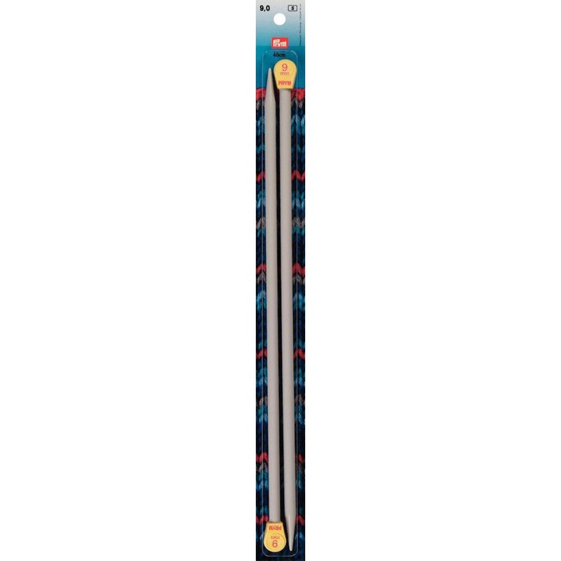 PRYM 9 mm 40 cm Aluminium Knitting Needles –  218231