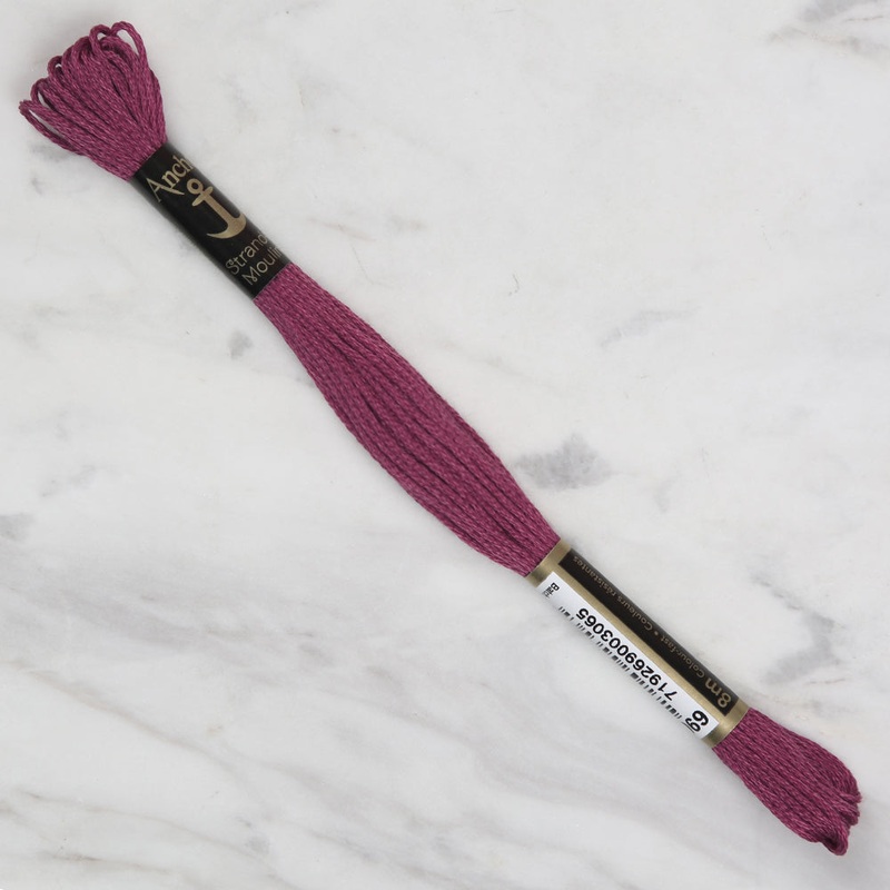 Anchor Stranded Mouline Embroidery Thread, 8m, Purple – 0069