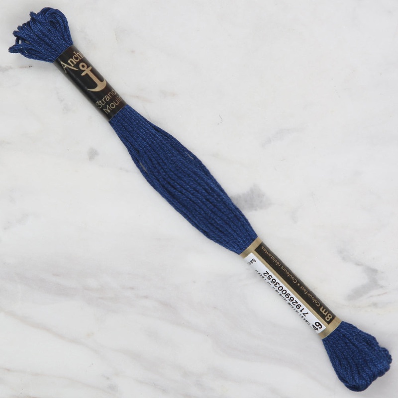 Anchor Stranded Mouline Embroidery Thread, 8m, Blue – 0149