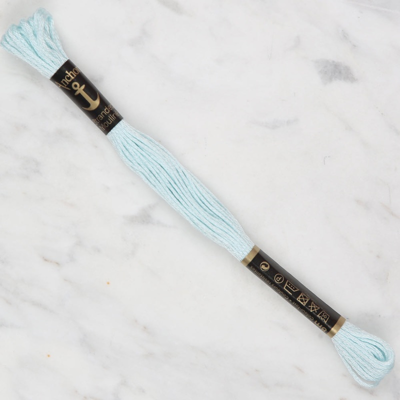 Anchor Stranded Mouline Embroidery Thread, 8m, Blue – 0158