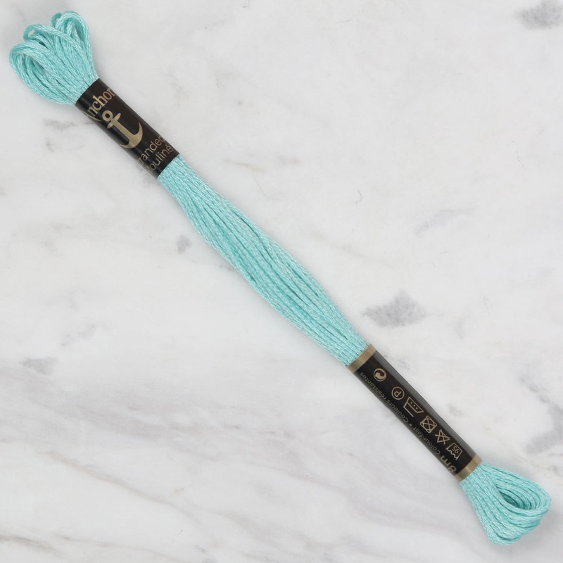 Anchor Stranded Mouline Embroidery Thread, 8m, Green – 0185