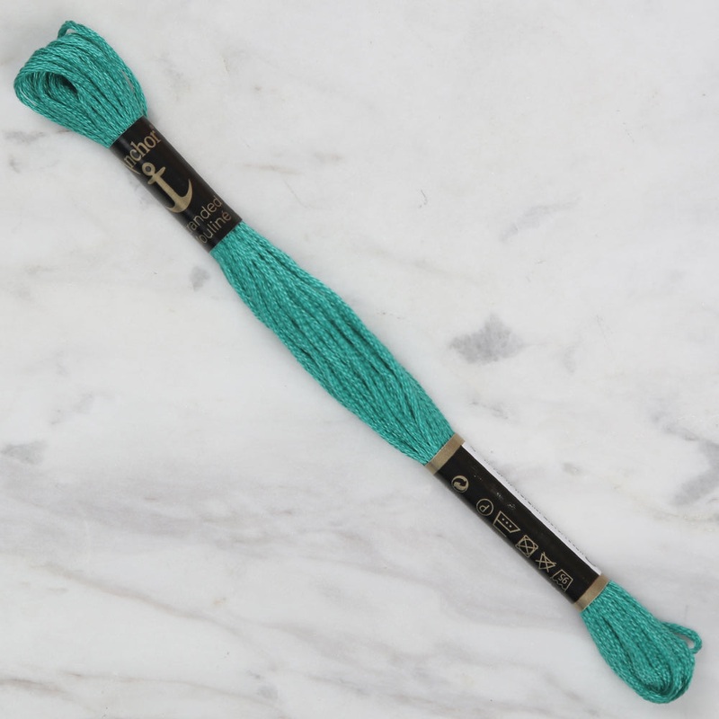 Anchor Stranded Mouline Embroidery Thread, 8m, Green – 0188