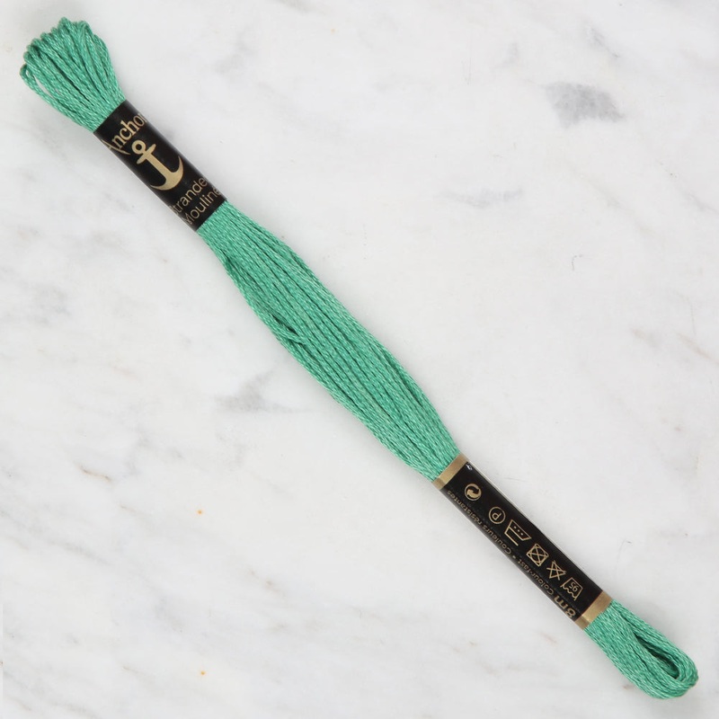 Anchor Stranded Mouline Embroidery Thread, 8m, Green – 0205