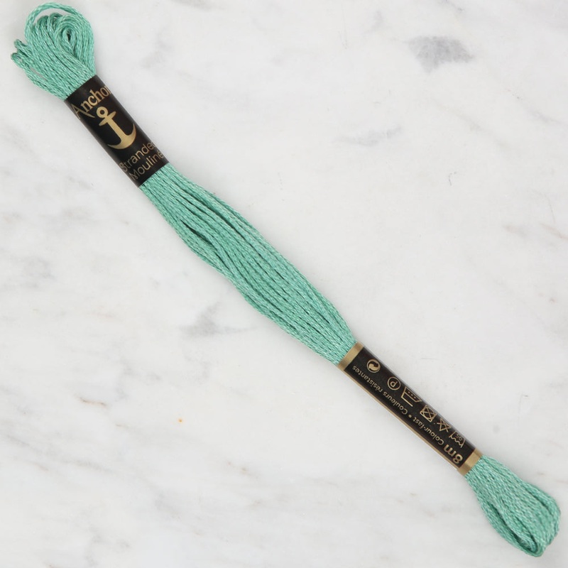 Anchor Stranded Mouline Embroidery Thread, 8m, Green – 0208