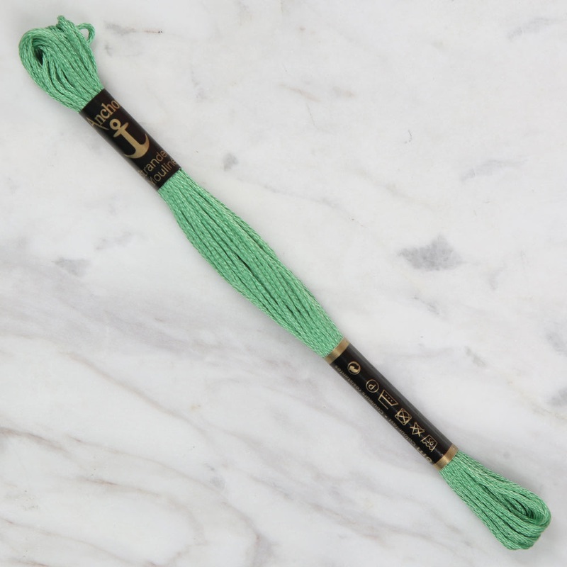 Anchor Stranded Mouline Embroidery Thread, 8m, Green – 0242