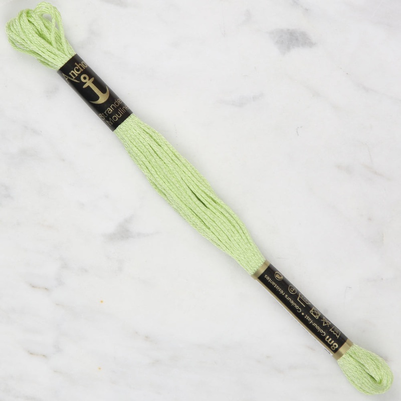Anchor Stranded Mouline Embroidery Thread, 8m, Green – 0253