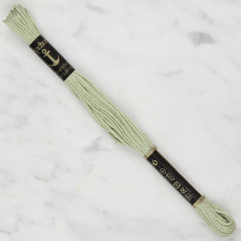 Anchor Stranded Mouline Embroidery Thread, 8m, Green – 0260