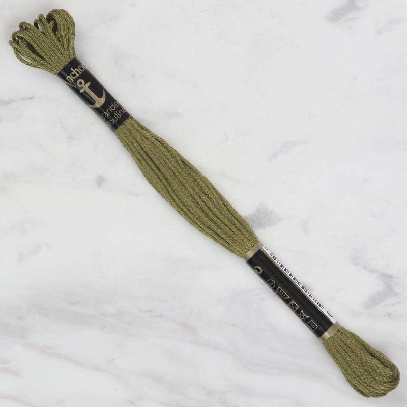 Anchor Stranded Mouline Embroidery Thread, 8m, Green – 0281