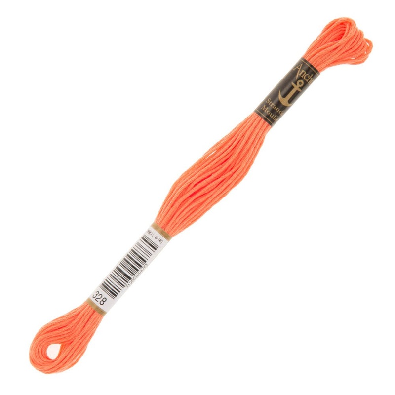 Anchor Stranded Mouline Embroidery Thread, 8m, Pink – 0328