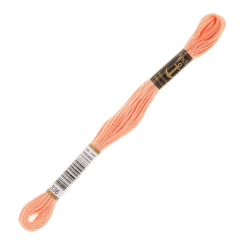 Anchor Stranded Mouline Embroidery Thread, 8m, Pink – 0336