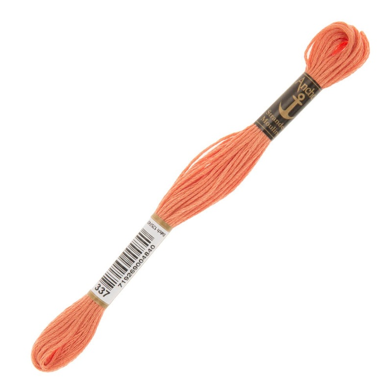 Anchor Stranded Mouline Embroidery Thread, 8m, Pink – 0337