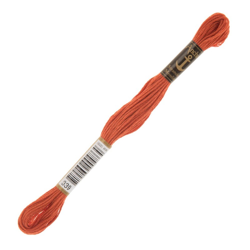 Anchor Stranded Mouline Embroidery Thread, 8m, Pink – 0339
