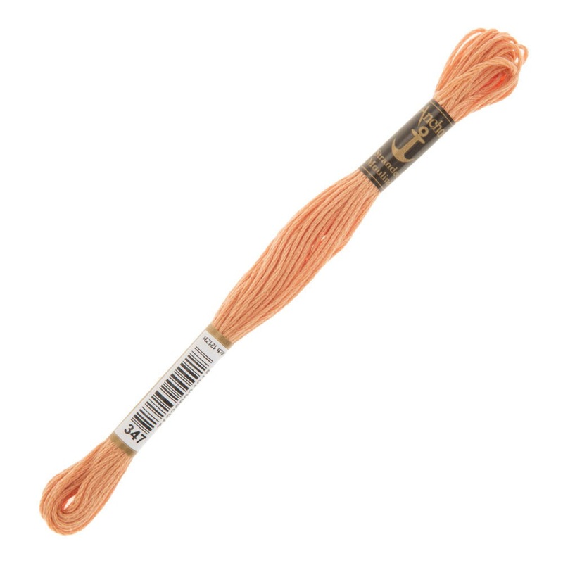 Anchor Stranded Mouline Embroidery Thread, 8m, Pink – 0347