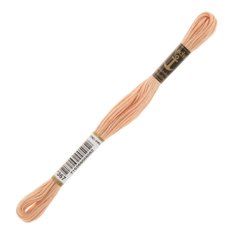 Anchor Stranded Mouline Embroidery Thread, 8m, Pink – 0367