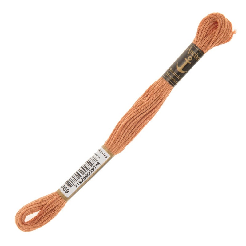 Anchor Stranded Mouline Embroidery Thread, 8m, Pink – 0369