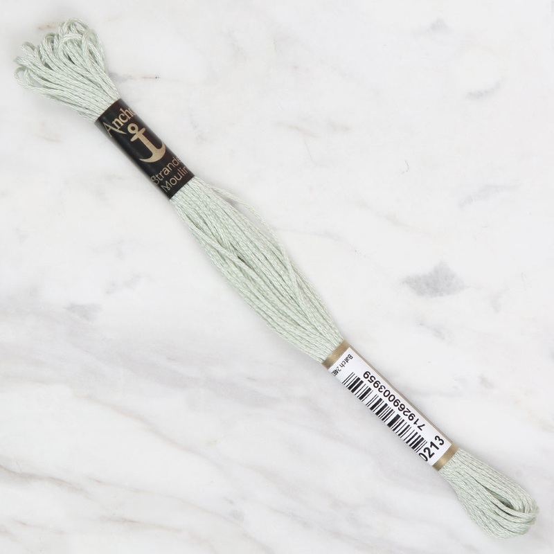 Anchor Stranded Mouline Embroidery Thread, 8m, White – 0213